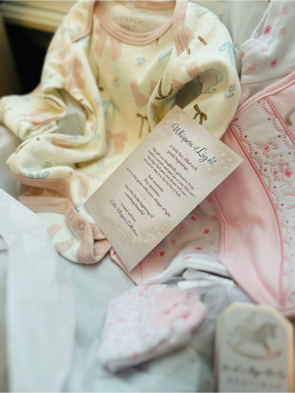 Baby Girl Gift Set 0-3M 3-6M Pink Floral Layette NWOT - Picture 7 of 8